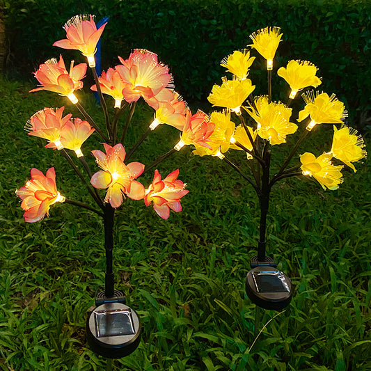 SolarCamellia LED Lawn Lamp Simulation - Luxitt