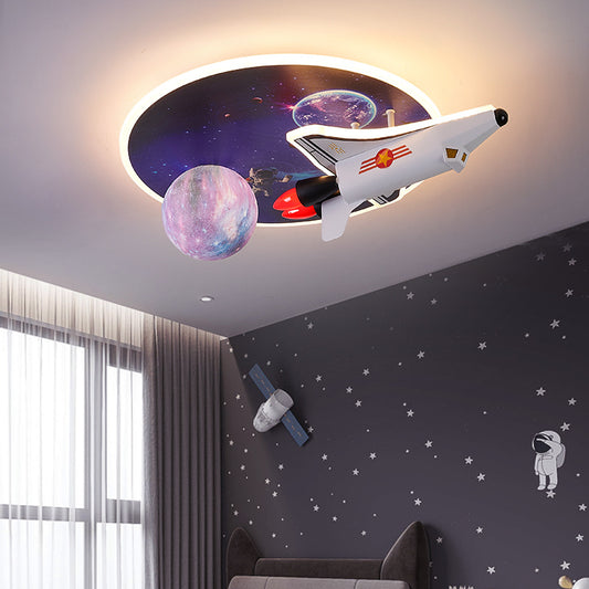 Space Plane Cartoon Modern Simple LED Lamps