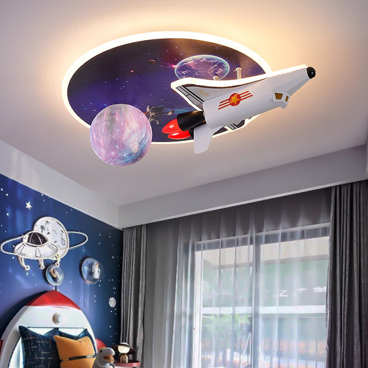 Space Plane Cartoon Modern Simple LED Lamps