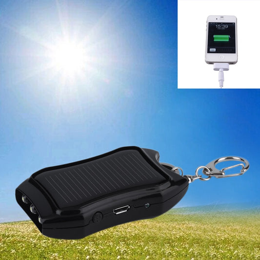 Solar Mobile Phone Power Bank Flashlight Keychain Power - Luxitt