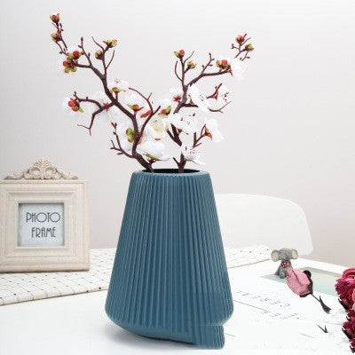 Colorful Melamine Plastic Vase Decorative Flower Vase Living Room - Luxitt