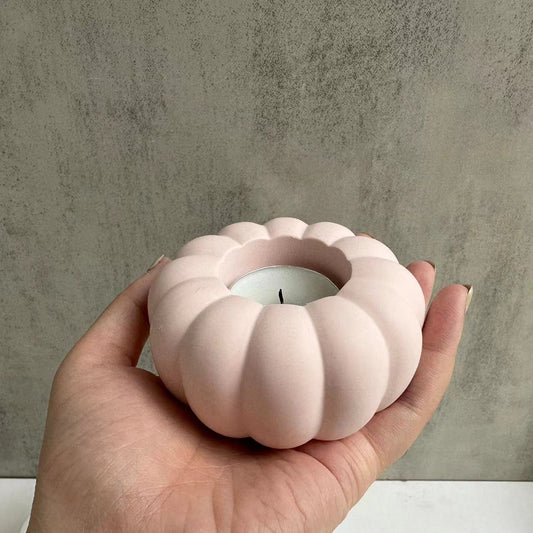 Silicone Mold Pumpkin Candle Holder - Luxitt