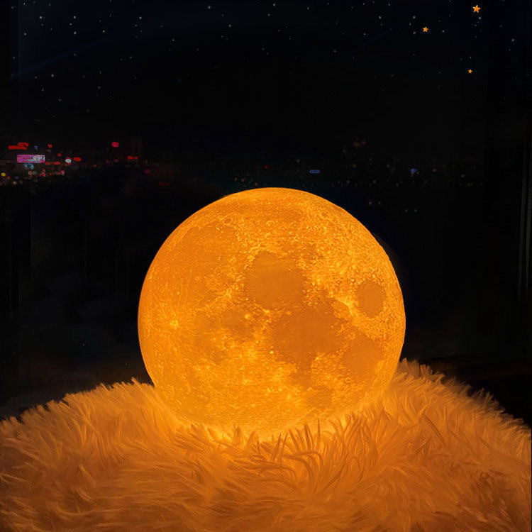 3D Printing Moon Night Table Lamp Chinese Valentine's Day Gift - Luxitt
