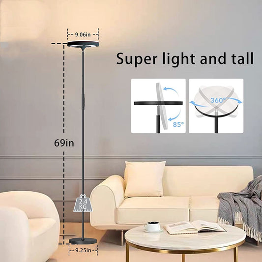 Adjustable LED Floor Lamp with Remote Control - Luxitt