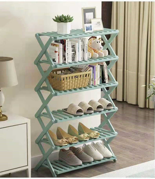 Dormitory and Home Folding Multi-Layer Shoe Rack Organization - Luxitt