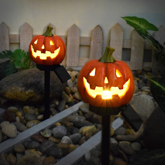Courtyard Solar Outdoor Halloween Pumpkin Lamp - Luxitt