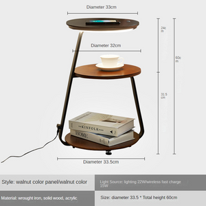 Nordic Minimalist Floor Lamp Wireless Charging Rack