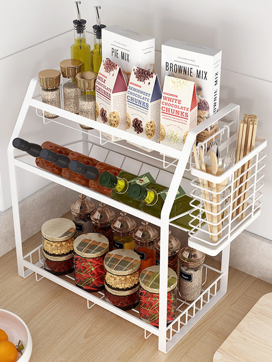 Countertop Storage Kitchen Spice Storage Home Mobile - Luxitt
