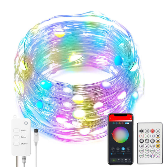 Music-Sync Dreamcolor Smart LED String Lights - Luxitt
