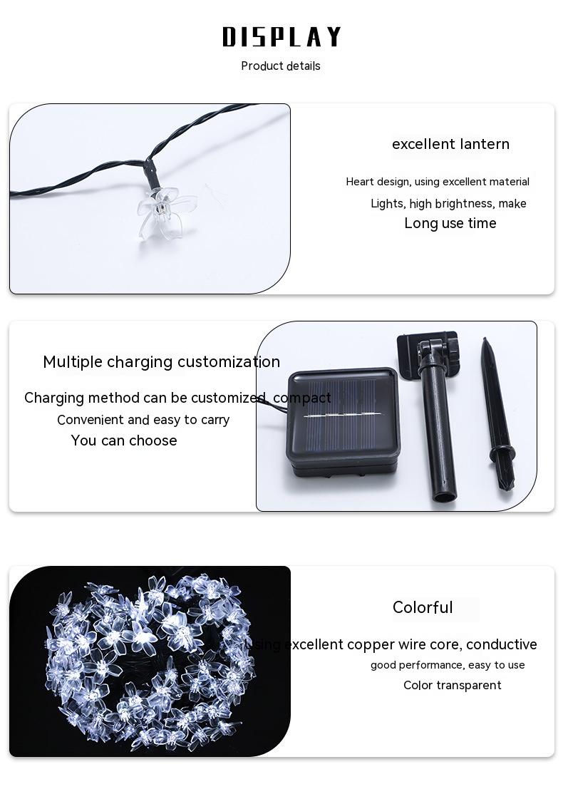 Waterproof LED Solar Light String - Luxitt