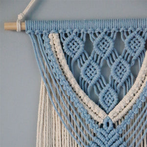 Cotton Hand-Woven Rope Tapestry Wall Decoration Tassel Ornaments - Luxitt