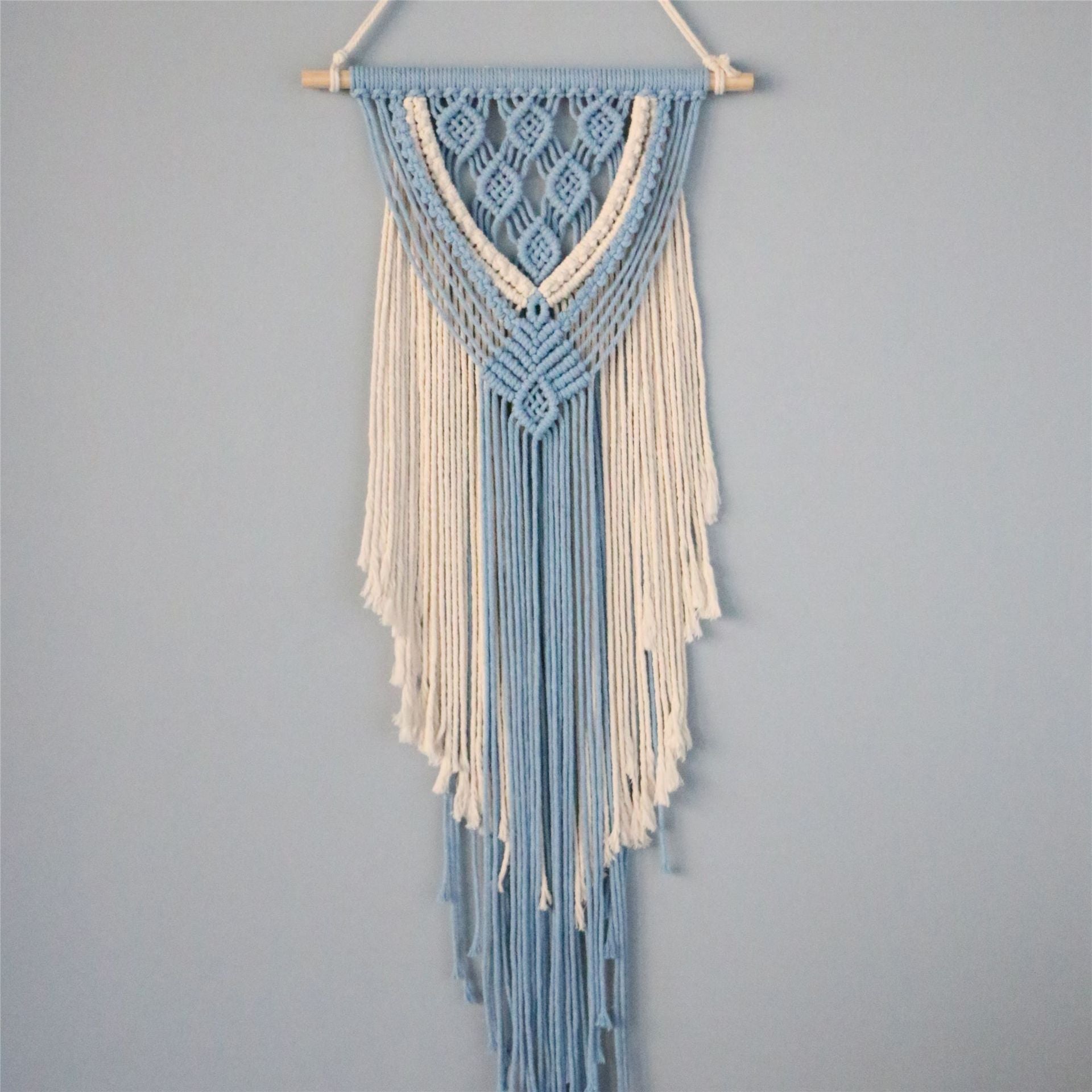 Cotton Hand-Woven Rope Tapestry Wall Decoration Tassel Ornaments - Luxitt