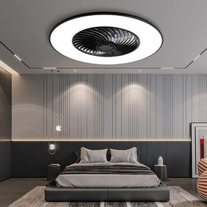 Sleek Smart Ceiling Light with Discreet Fan Functionality - Luxitt